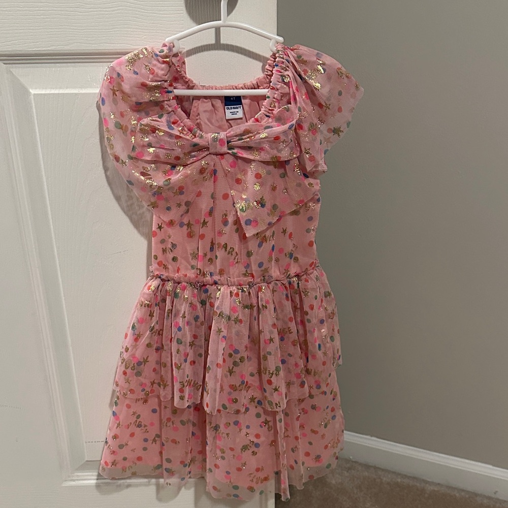 Old Navy Pink Party Tulle tutu dress 4T